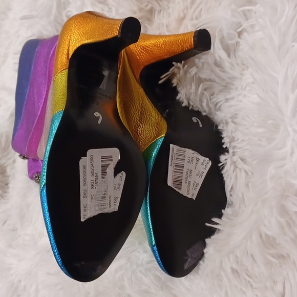 Kurt Geiger Kensington Rainbow Pride Leather Pull On Boots NEW EU 37 - Picture 13 of 13